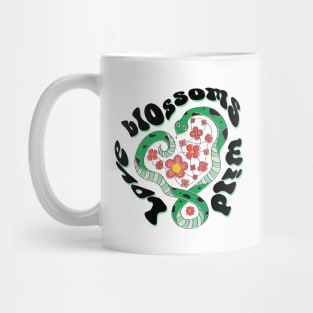 Floral Snake: love blossoms wild Mug